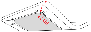 Pri rozmere plachty nad 80x180 je maximálna výška bočnice 22cm.