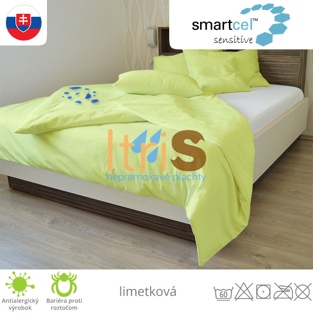 Nepremokavé návliečky s PU záterom - Smartcel, limetková Nepremokavé návliečky s PU záterom - Smartcel, limetková