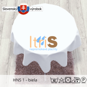 Jednofarebný teflónový obrus - HNS 1 - biela