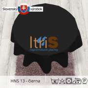 Jednofarebný teflónový obrus - HNS 13 - čierna