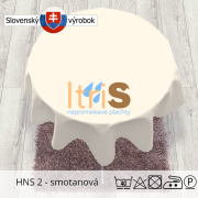 Jednofarebný teflónový obrus - HNS 2 - smotanová