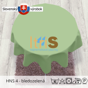 Jednofarebný teflónový obrus - HNS 4 - bledozelená