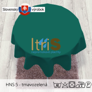 Jednofarebný teflónový obrus - HNS 5 - tmavozelená