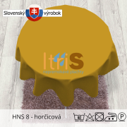 Jednofarebný teflónový obrus - HNS 8 - tmavožltá